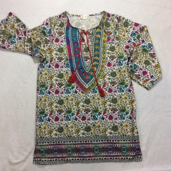 BOHO STYLE TUNIC/MINI-DRESS - Picture 2 of 16